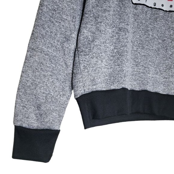 Canada Weather Gear Sweatshirt Pullover Womens Medium Gray Red Sportswear Soft - Picture 2 of 11